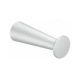 Towel hook A100, 40mm, metallic aluminium grey tone