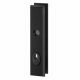 ALPHA security plates ZA, without lever handles, ES1, PZ 92mm, aluminium black F14 | RANKENOSPLIUS.lt