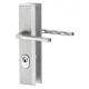 8749Z ALPHA Security backplate set handle/handle PZ 92mm, door thickness 85-95 mm, with cylinder security disc, door thickness 90mm, alum. F1