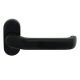 Fire-proof handle for framed panic doors ARES 1200 FS, without spindle, 9mm, F44 aluminium black structured