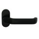 Fire-proof handle for framed panic doors ARES 1200 FS 1200, without spindle, 9mm, F14 aluminium black RAL9005
