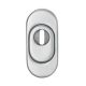 ARES 815ZA PZ key rose for framed doors with cylinder guard, stainless steel