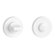 APRILE R WC turn 4x4/6/8mm, with round roses 7mm, white