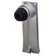 Built-in doorstop, galvanised