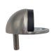 Doorstop, floor-mounted, stainless steel