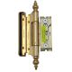 Entrance door hinge set (3 pc.) BAKA Protect 4010 3D FD ZK steel, polished gold tone