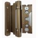 Entrance door hinges (3 pc.) BAKA Protect 4040 3D FD MSTS, bronze