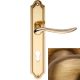 BETA handle set with backplates PZ/72mm, patine matt