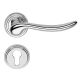 BETA handle set with roses 011 PZ, polished chrome