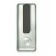 External handle for sliding WC doors, aluminium F1/S8