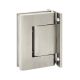BL 8010 SOL Double-sided hinge for solid glass doors, wall/glass, PVD stainless steel tone (013)