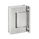BL 8010 Adjustable hydraulic double-sided hinge, wall/glass, polished chrome (014)