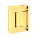 BL 8010 SOL Double-sided hinge for solid glass doors, wall/glass, PVD polished gold (016)