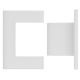 BILOBA covers for hinge 8010BTJC, matt white RAL9016 (095)