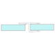 Frontal sealing profile for shower unit 52.09.0130 - 180°, 2010 mm
