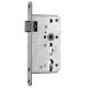 1012 fireproof lock without bolt PZ 65/72/24, stainless steel, LEFT