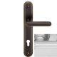 CHIC handle set with long backplates PZ, matt chrome