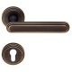 CHIC handle set with roses 004 PZ, matt bronze