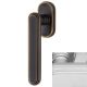 CHIC SK window handle with SMARTBLOCK function, matt chrome