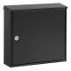 Letterbox CHICAGO, 355x346x100mm, black RAL9005