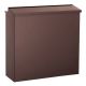 Letterbox CHICAGO for fence, 360x353x135mm, brown