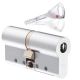 ABLOY PROTEC2 profile cylinder 31-31mm, matt chrome