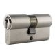 Profile cylinder F5 25-25, matt nickel