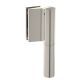 EV 835E10 N SOL Glass door hinge wall/glass, opening angle 180°, PVD stainless steel look (013), LEFT