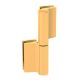 EV 835E50 SOL All-glass door hinge glass/glass, matt gold (017), LEFT