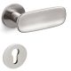 CONCA handle/rose set. PZ, rose 5 mm, superstainless steel satined