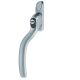 Connoisseur window handle,40mm, hx-satin, LEFT