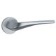 DALIA handle/rose set BAC, round roses, 7mm, chrome-plated satin
