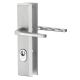 8747Z ALPHA Security backplate set handle/handle PZ 72mm, door thickness 65-75 mm, with cylinder security disc, door thickness 68mm, alum. F1