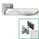 DUNA handle/rose 019 set.WC 233NT, satin chrome