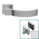 ELIOS handle set with roses 019 WC 233NT, matt chrome