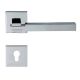 ELLE handle set with roses 088 PZ, matt chrome / polished chrome