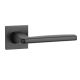 ERBA handle/rose set BAC, square rose, 7mm, black