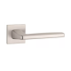 ERBA handle/rose set BAC, square rose, 7mm, nickel-plated