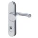 EUROPA ZA FS security backplates ES-2 (RC3) with door knob K2 and lever handle 103, PZ/92/9mm, EN179, st.steel