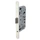 Mortise lock AGB EVO with PVC latch, BB 50/90/18mm, face plate white