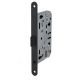 Mortise lock AGB EVO with PVC latch, BB 50/90/18mm,  face plate black