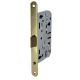 Mortise lock AGB EVO with PVC latch, BB 50/90/18mm, face plate polished brass