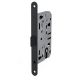 Mortise lock AGB EVO with PVC latch, PZ 50/85/18mm,  face plate black