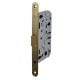 Mortise lock AGB EVO with PVC latch, WC 50/96/18mm, face plate bronze tone