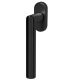 Window handle FAIR I, 35 mm spindle, stainless steel painted black