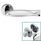 FISH CRYSTAL handle/rose 023 set.WC 233NT, polished chrome