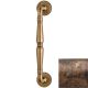 FLORENZIA pull handle 210, roses 103, aged brass