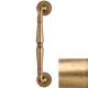 FLORENZIA pull handle 210, roses 103, vibrated brass