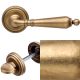 FLORENZIA handle/rose 011 set. WC 261NT, vibrated brass