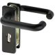1428 handle set for fire doors PZ, nylon black